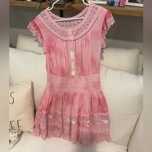 Pink Lace LSF Dress